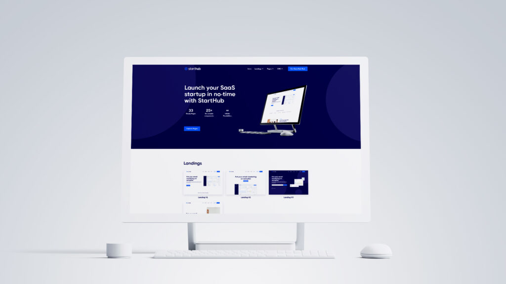 StartHub SaaS Website Template